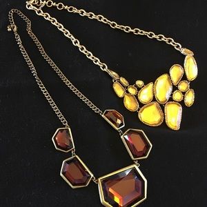 Amber & Gold Necklaces